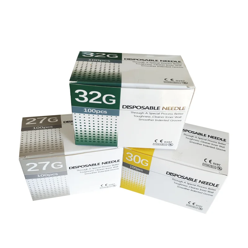 Best mesotherapy disposable 30g 32g 34g 4mm 4mm 13mm meso needles hypodermic needle for syringe