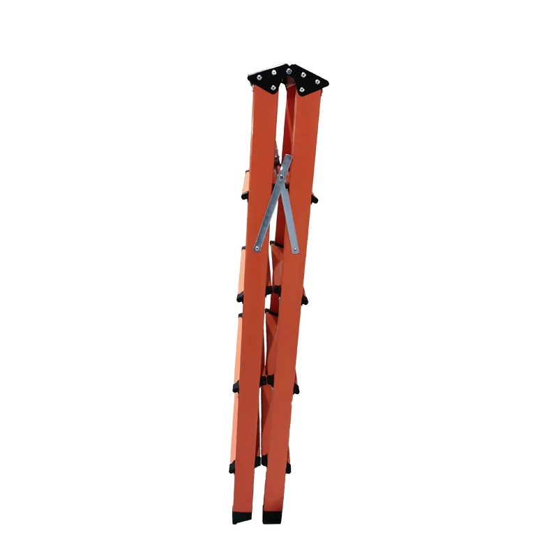 WEIKEN Stair Stool Foldable Ladders Factory in Yiwu Climbing Steps Double Side Aluminum Step Ladder Retract