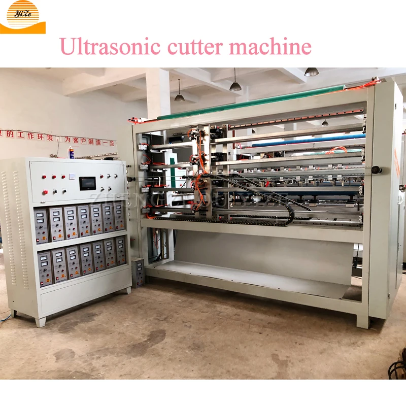 Automatic Ultrasonic embossing machine for leather microfiber cutting machine manual polyester tpu Fabric Laminating Machine