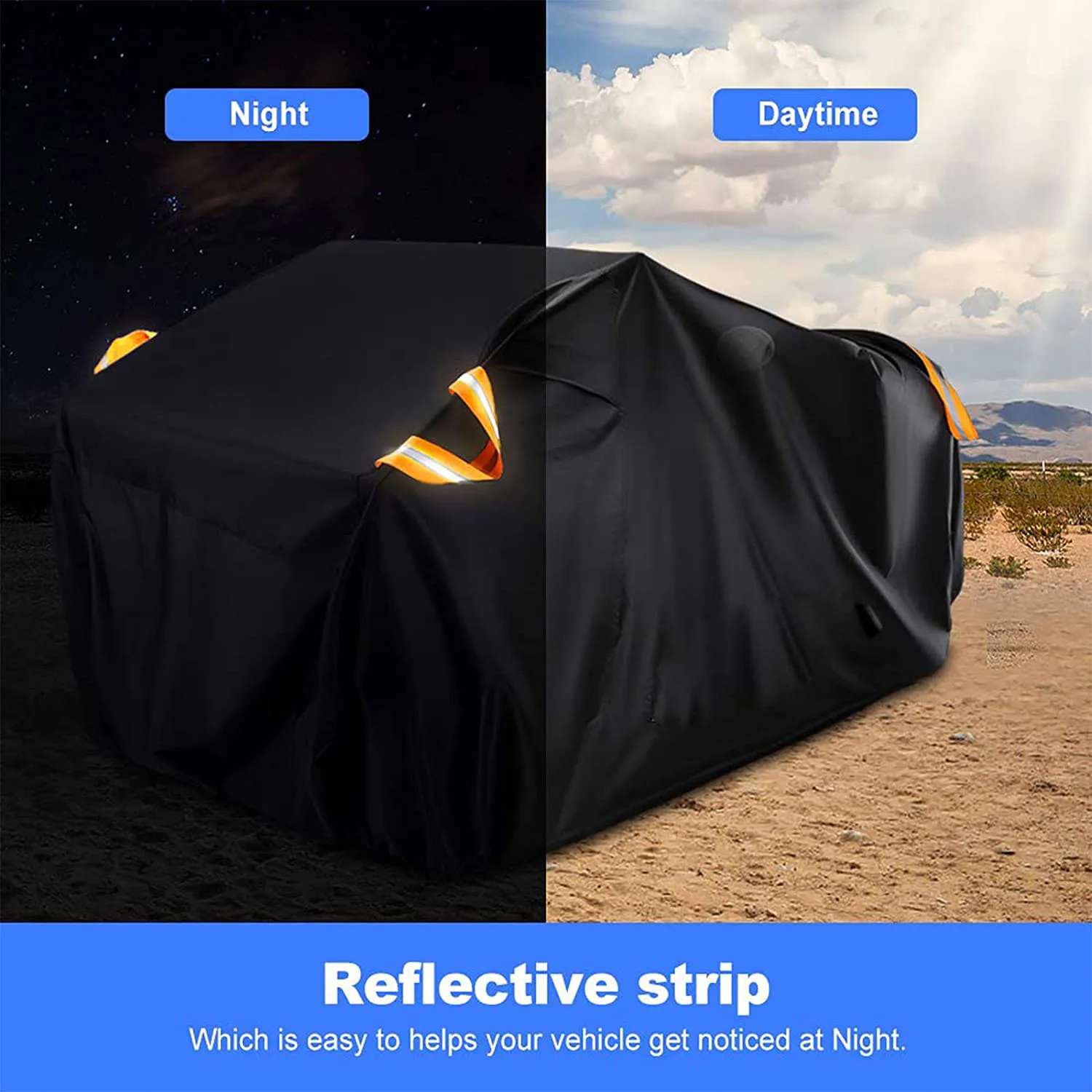 OEM custom logo dustproof 420d Waterproof Anti Wind Dust Snow ATV Cover In Elastic Hem