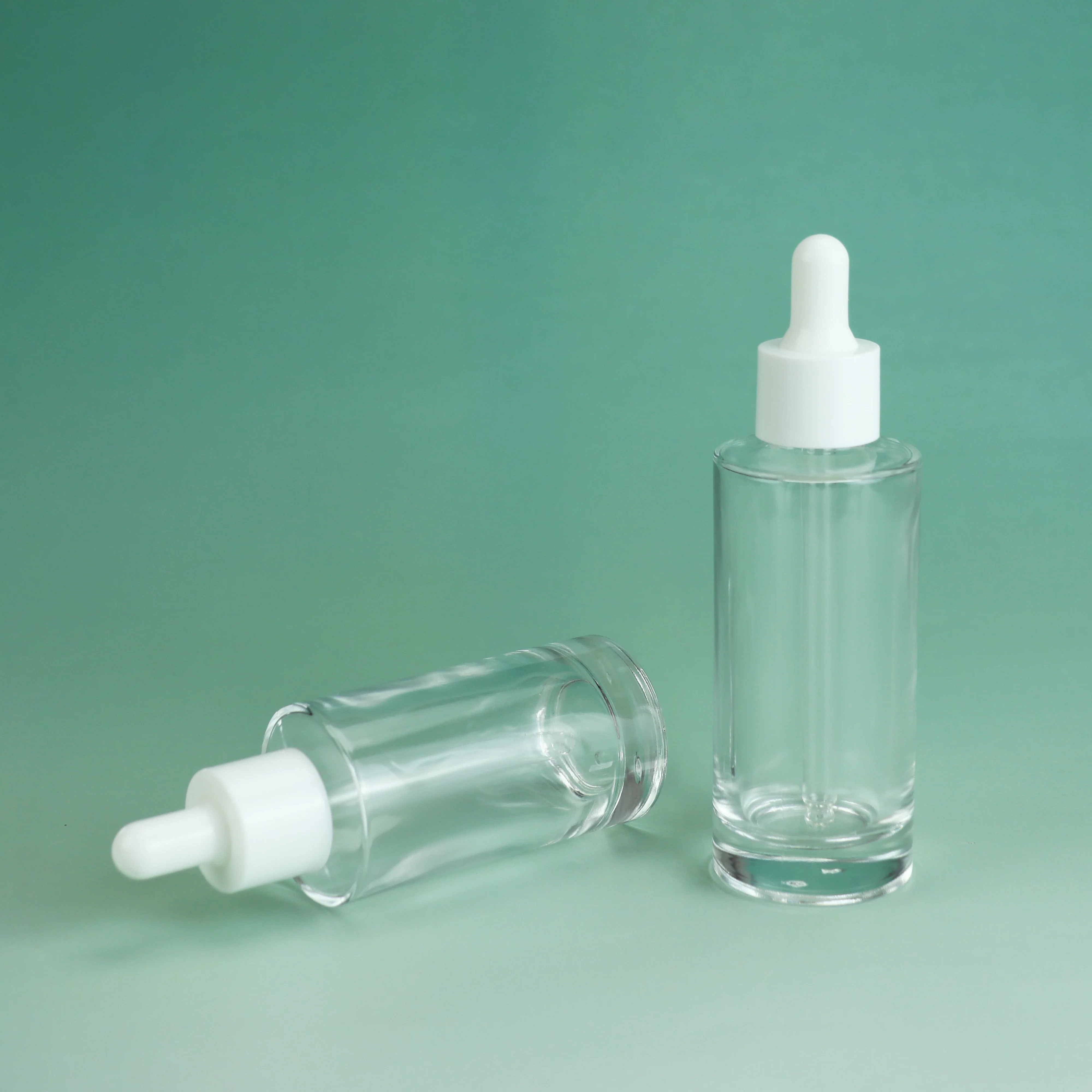 Thick-walled dropper  Clear glass serum container 5 ml 10 ml 15 ml 20 ml 30 ml 40 ml 50 ml 60 ml drop blood serum container