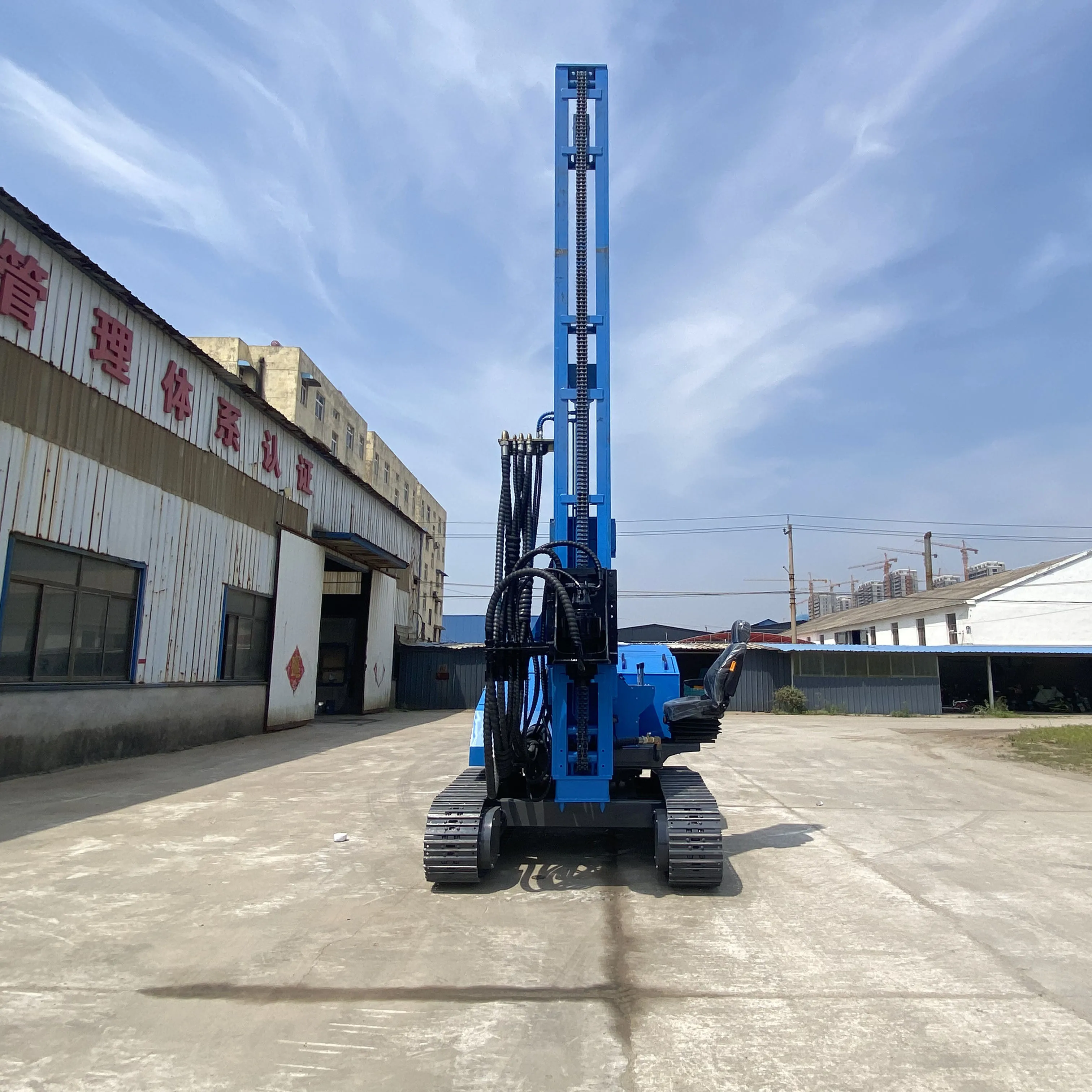 Electrical and hydraulic integration Rotary excavator Piling machinery sheet pile driver