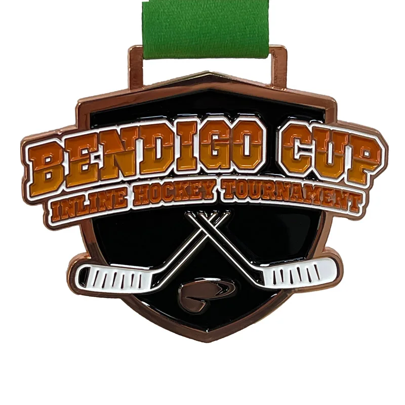 Honorary medal the merit hockey Sports competition medal medallion