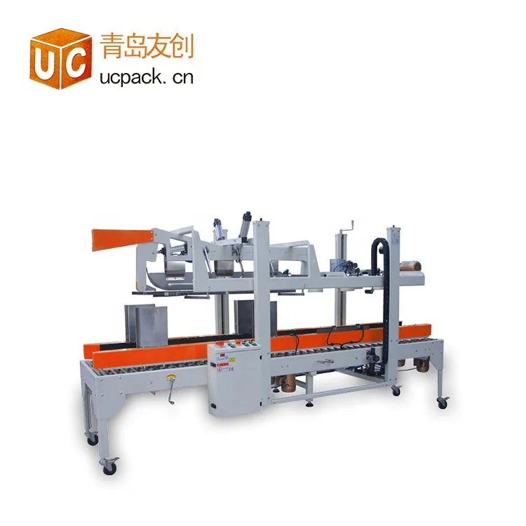 Полу-автоматическая клейкая лента, картонная коробка, складная упаковочная машина