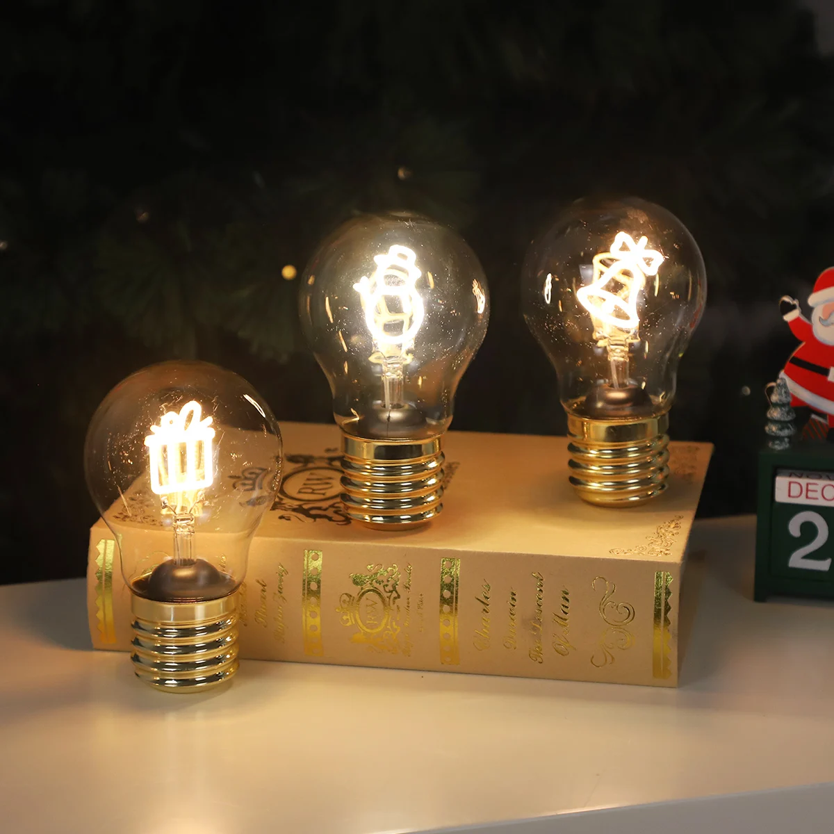 Factory Hot Selling English Letter Led Filament Cob Bulb Suitable For Bedroom Home Decor