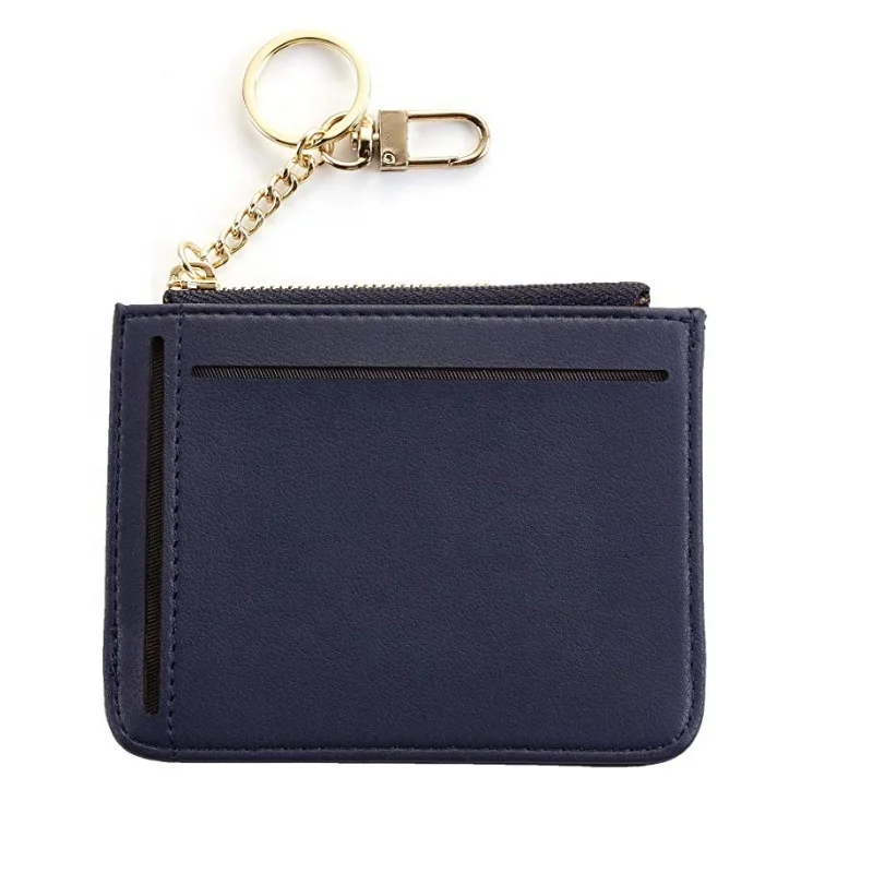 Лидер продаж Amazon, кожаная сумка для карт, кошелек из искусственной кожи, кольцо для ключей, кошелек для нескольких карт