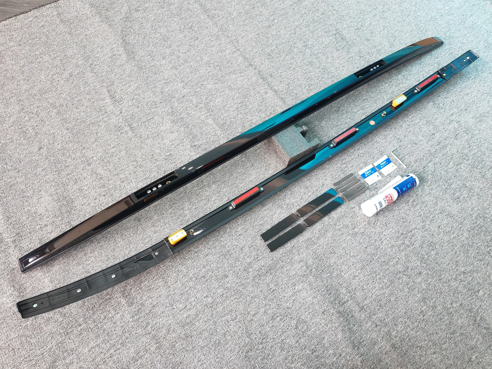 Aluminum Side Bars Rails Roof Rack Luggage Carrier For Toyota RAV4 2019 2020 2021 2022 2023 2024