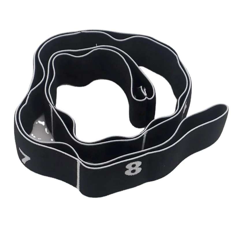 Fabric Resistance Exercise Bands With Loops For Stretching Training