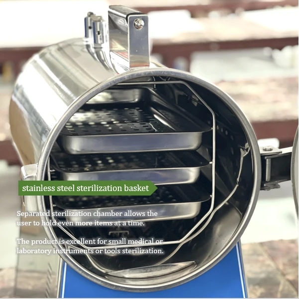 16 L Lab table top steam sterilizer medical sterilization for surgical instrument Sterilize bottles using an autoclave device