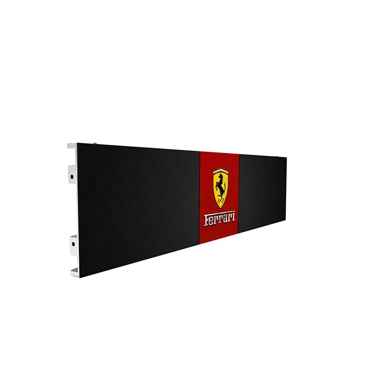 2024 Front Service 1000x250mm P3.91 Indoor HD Die Cast Al-cabinet Led Panel Store Banner Led Screen