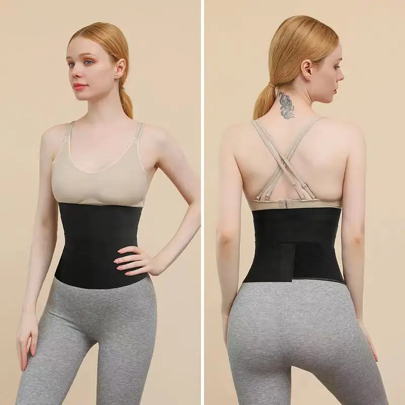 Amazon Hot Sale New Design Flat Shape Body Bandage Waist Slimming Corset Tummy Belly Waist Wraps Shaper Body Corset