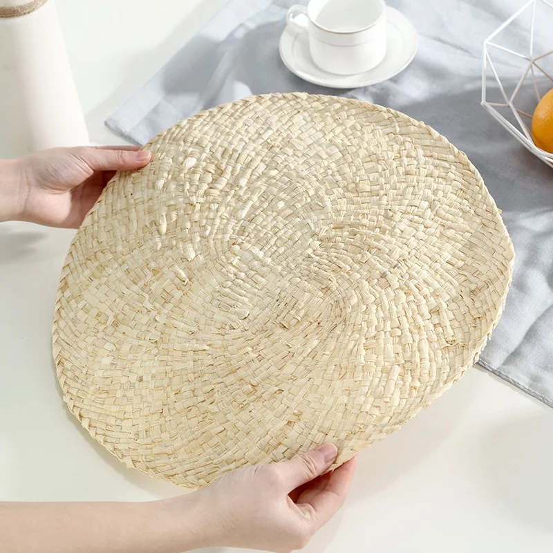 Скатерть из кукурузной шелухи тканая скатерть для украшения