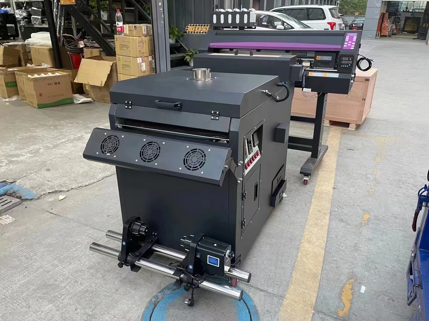 Unic Hot Sale Shaking Powder XP600 Machine Dtf A3+ Shake Powder Machine For Hot Melt Powder