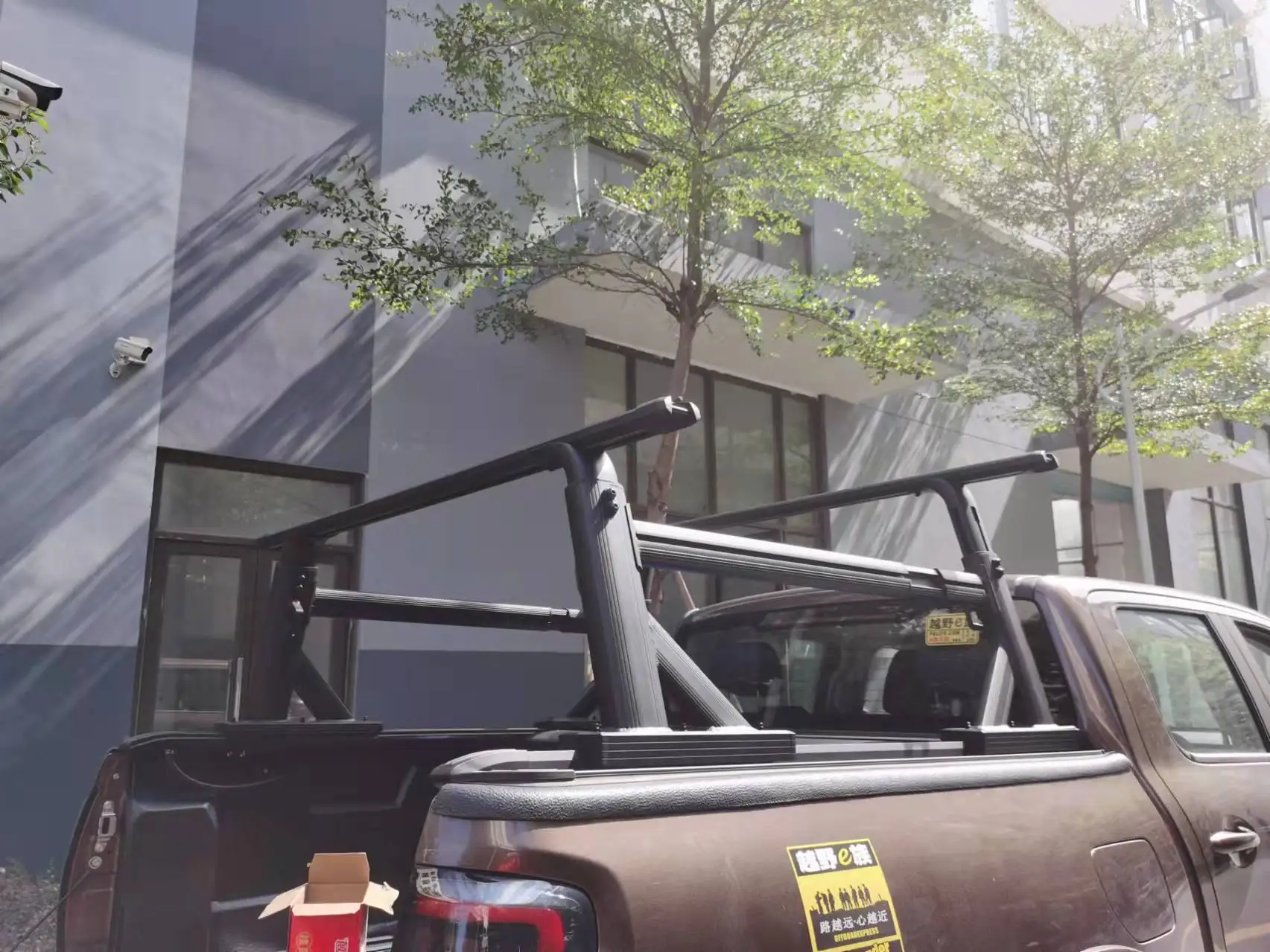 JFC-3002 Manufacturer ladder rack aluminum 800lb capacity camion pick up rear gutter roof truck clamp bed car ready to ship