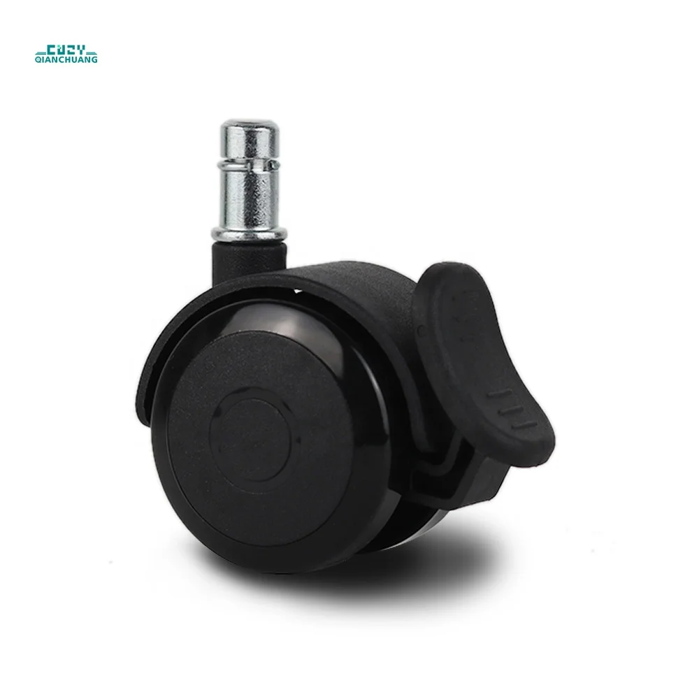 Wholesale Price Baby Office Chair Workbench Furniture Nylon Pp 2 inch Swivel Black caster wheels