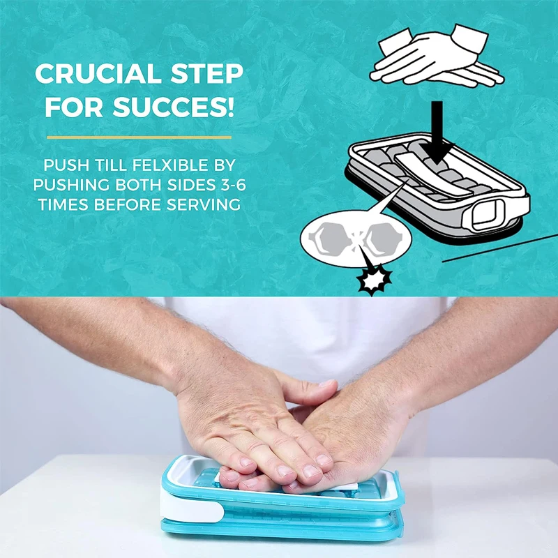 Bpa Free Silicone Hollow Cylinder Ice Cube Maker With Lid Food Grade Silicone Ice Cube Molds For Stanley Cup