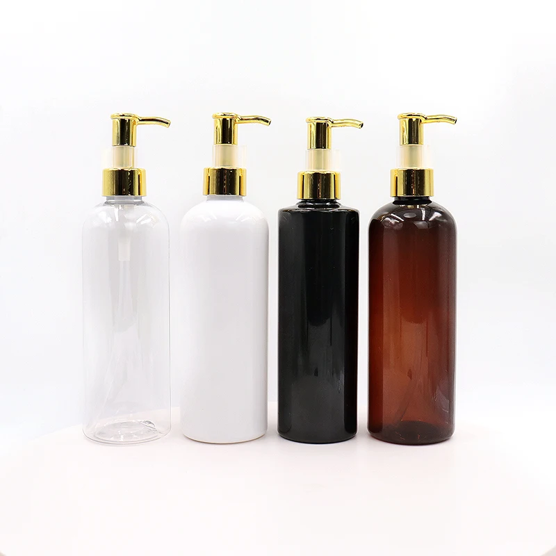 Customized empty hair conditioner shampoo packaging 150ml 250ml 300ml plastic cosmetic bottle with pump oil lotion cap