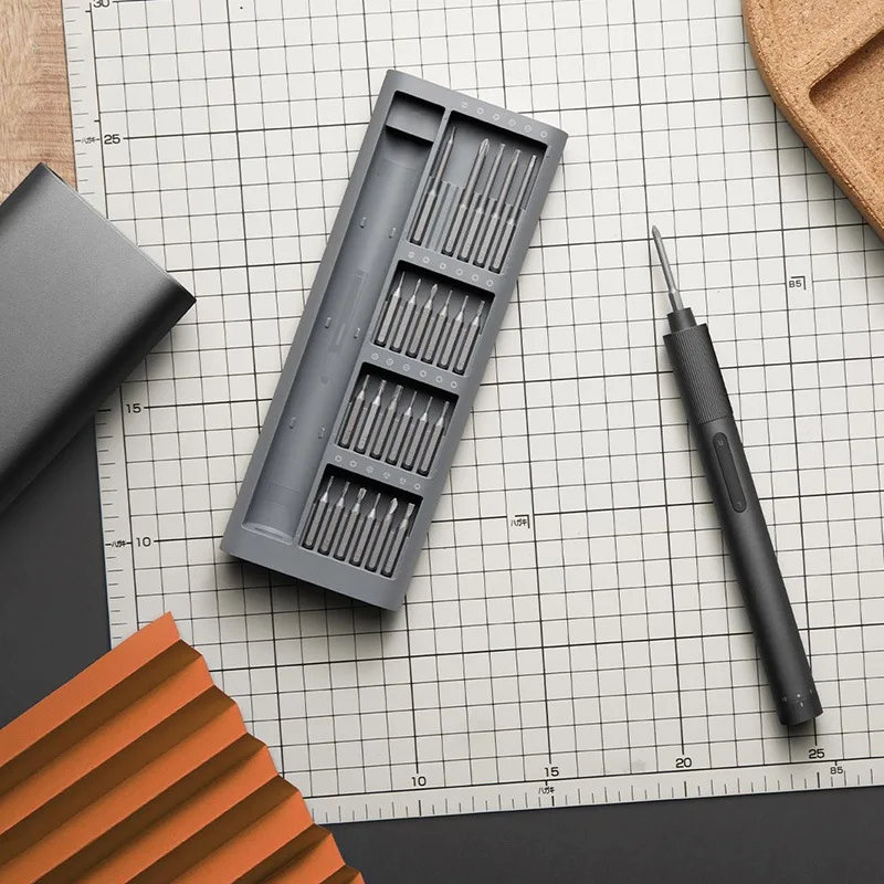 Набор электрических прецизионных отверток Xiaomi Mijia отвертка 24 с 2 зубчатыми вращающими моментами и магнитным алюминиевым