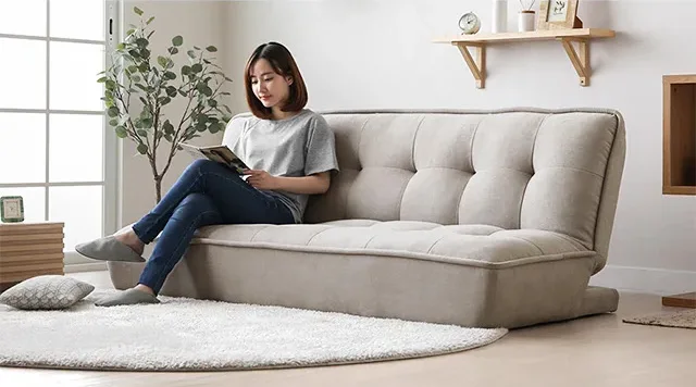 Synthetic leather velvet sofa bed low type with legs cute living room sofa