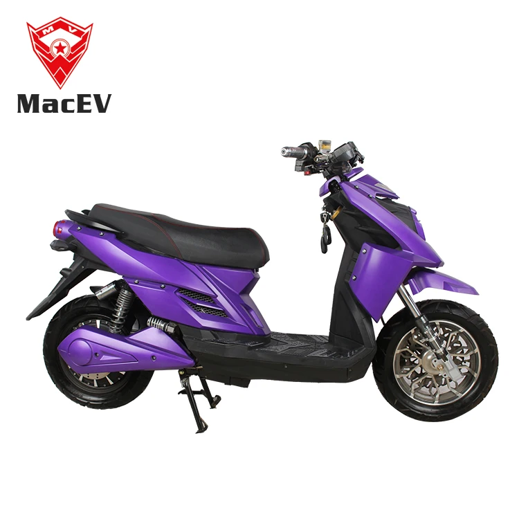 Most Popular 2019 New Design Adult Electric Moped Motorcycle Price with Two Seats and USB Charging Ports