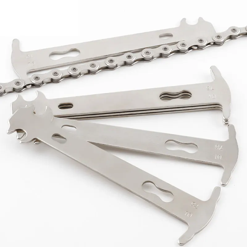 MUQZI Bicycle Chain Wear Checker Indicator MTB Bike Checker Stretched Tools Chain Repair Tool