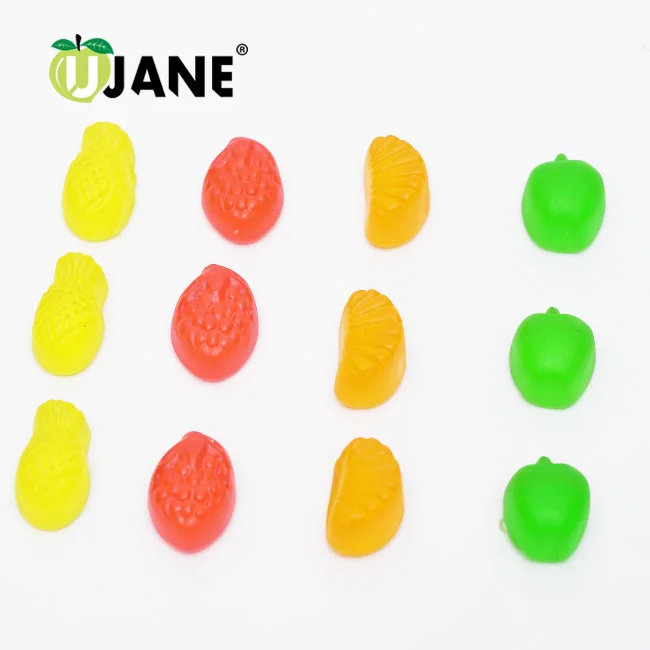 
Fruit shape fruity flavour jelly gummy candy 