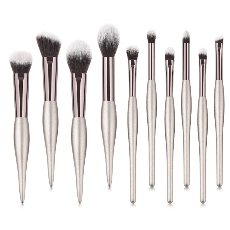Professional Manufacturers Customized Logo Foundation Blusher Applicator Cosmetic Make Up Brush Set