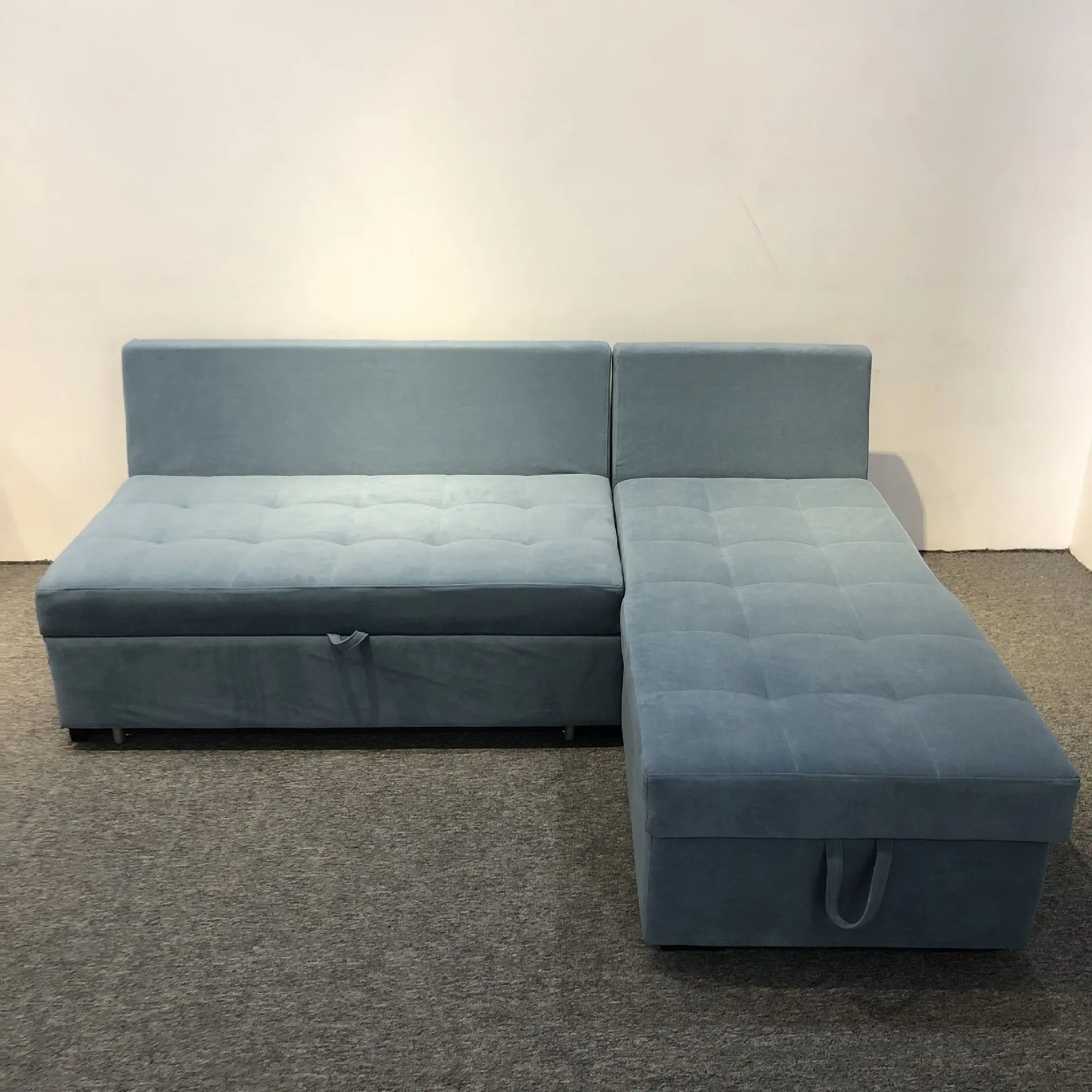 wholesale leather sofa bed with storage function sofa cama in living room