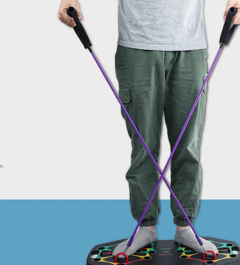 portable 27 in 1 home gym system wholesale multi functional muscle training pushup sport push up board