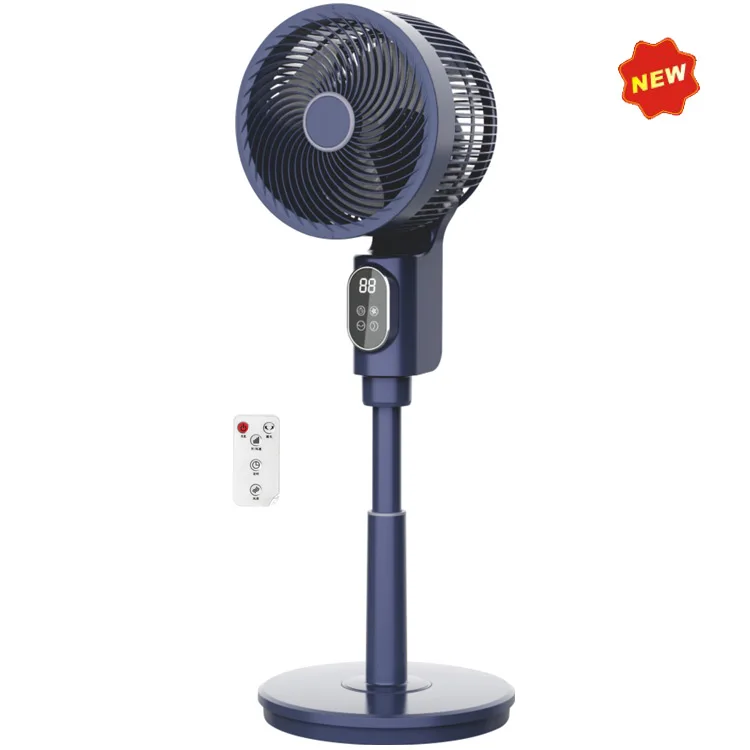 Motor Floor Small Stand Desk Table Pedestal Electric Air Circulation Fan With Remote Control
