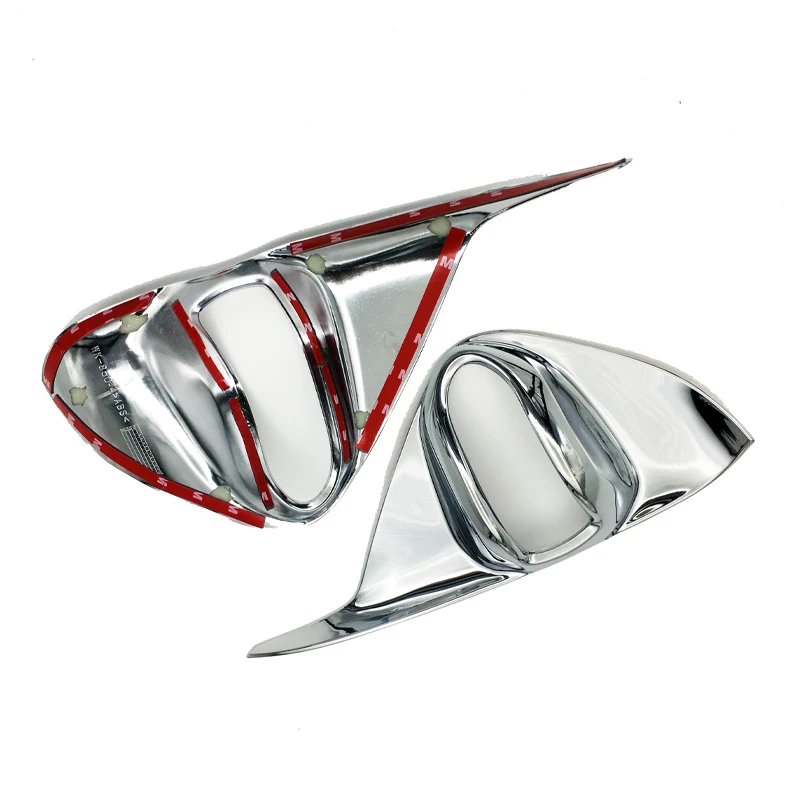 For Toyota Prius Prime PHV 2017 2018 ABS Chrome Front Fog Light Fog Lamp Cover Trim 2pcs Car Styling Accessories