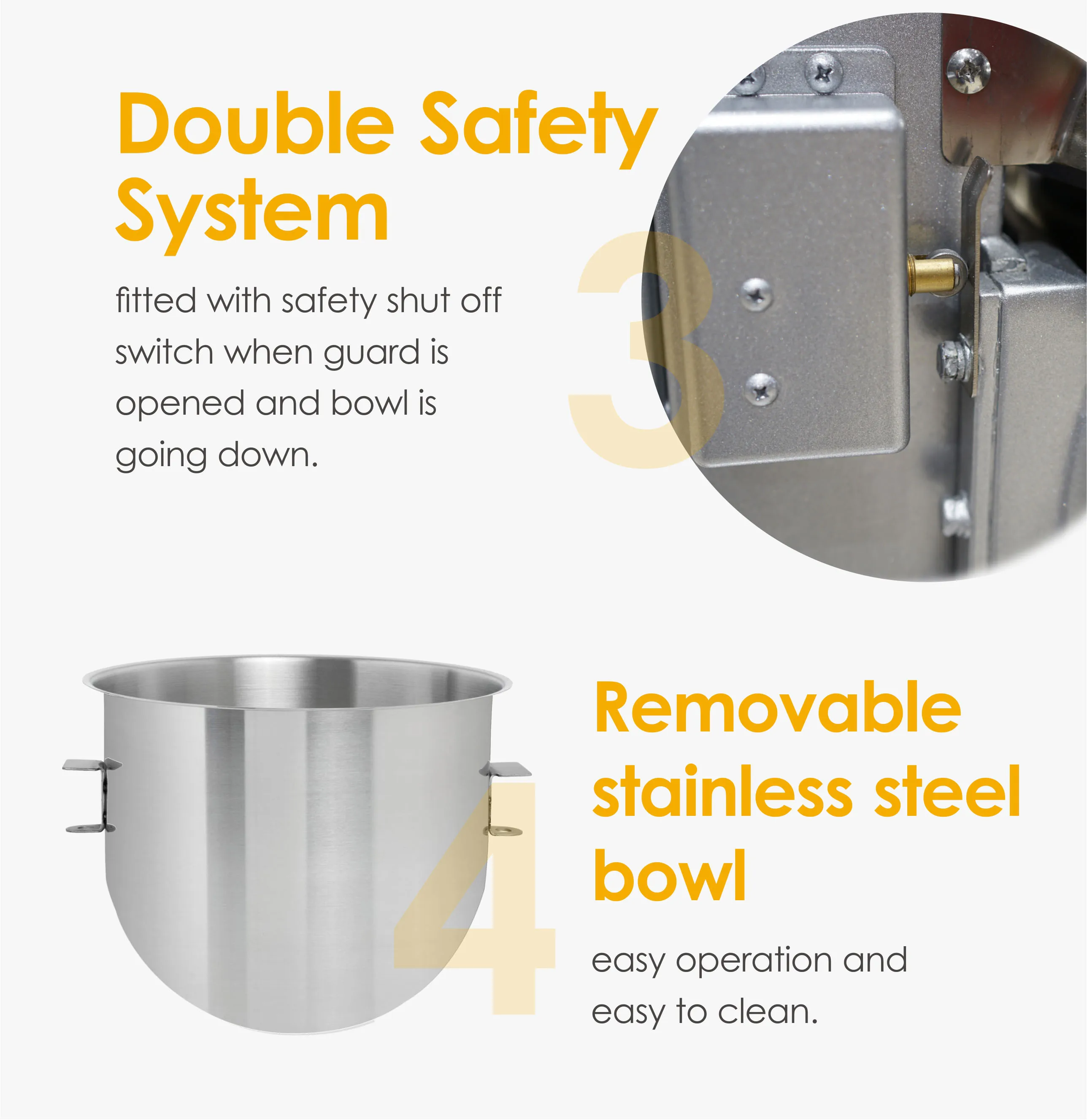 480Kg 80L Heavy Duty Bakery Food Mixer Machine With Mixing Bowl Dough Hook Whisk Kitchen Food Mixer Dough Mixer