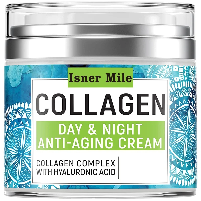 Антивозрастной крем для лица, ретинол, дневной и ночной крем против морщин, 100% коллагеновый крем для лица