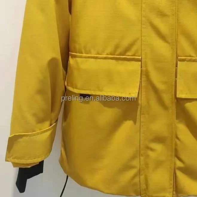 Cotton feel polyester 150D*21S spun yarn plain for down coat jackets