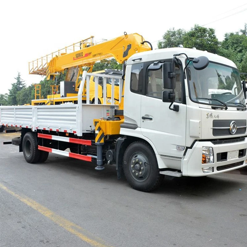 3 Ton Truck Mounted Crane SQ3.2SK2Q Hydraulic Telescopic Boom Crane With Good Price