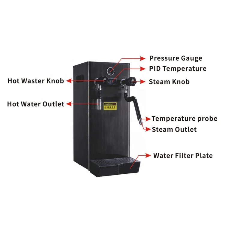 10L 12L  coffee machines  Stainless Steel Electrical Frother machine