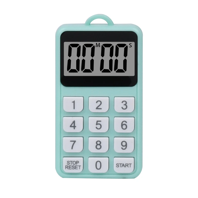 
Classical 10 numbers buttons timer hot sell and cheap kitchen and study digital magnet timer 