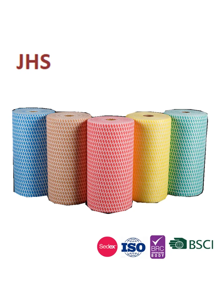 Superior Quality Nonwoven Spunlace Cleaning Cloth Dry Wipes Spunlace Wipe Roll
