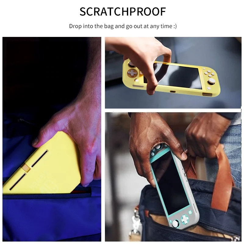 DATA FROG Silicone Protective Case For Nintend Switch Lite Game Console Protective Skin For Nintendo Switch NS Lite Accessories