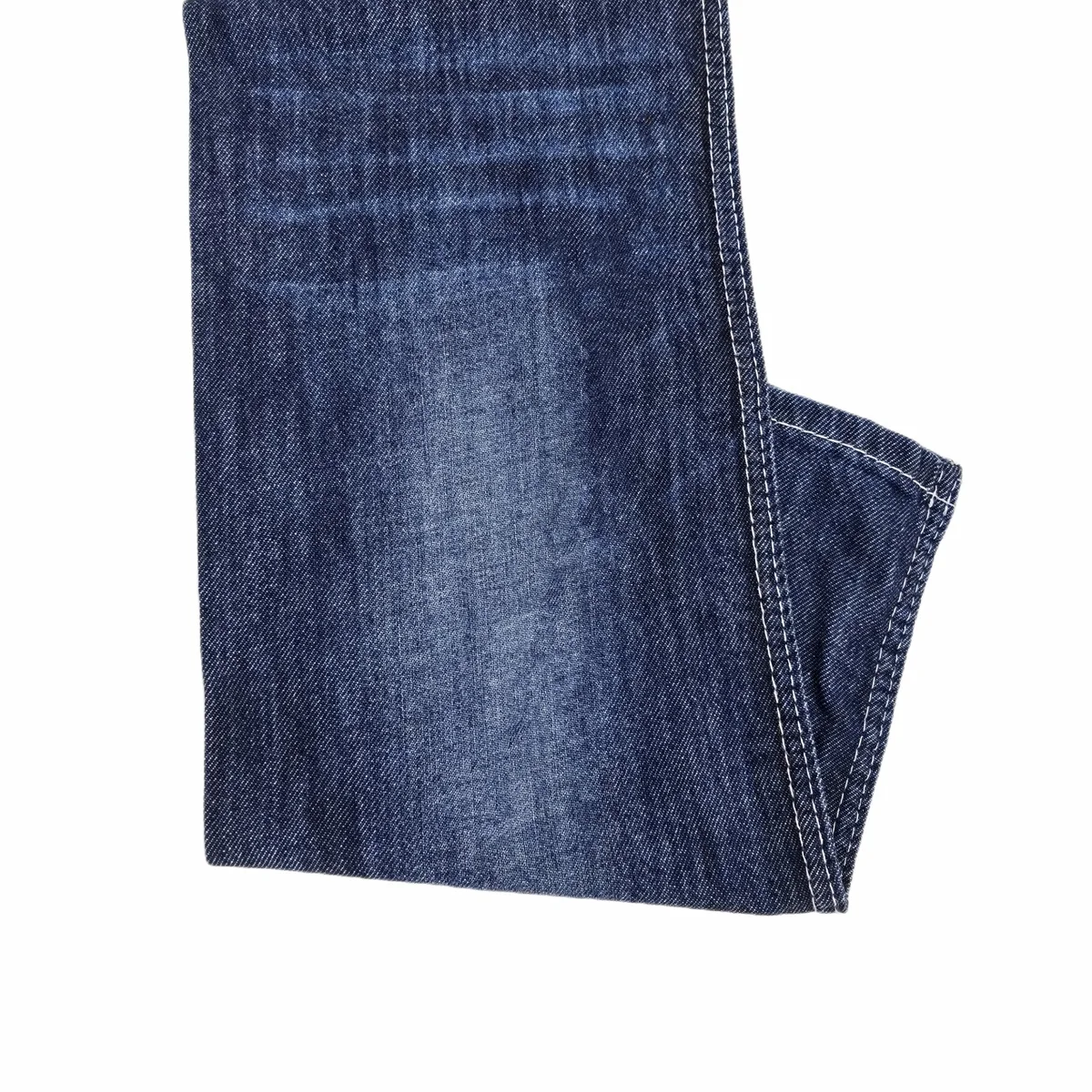 wholesale factory supply 8oz lightweight 95%cotton 5%polyester slub indigo blue denim fabric for appeal