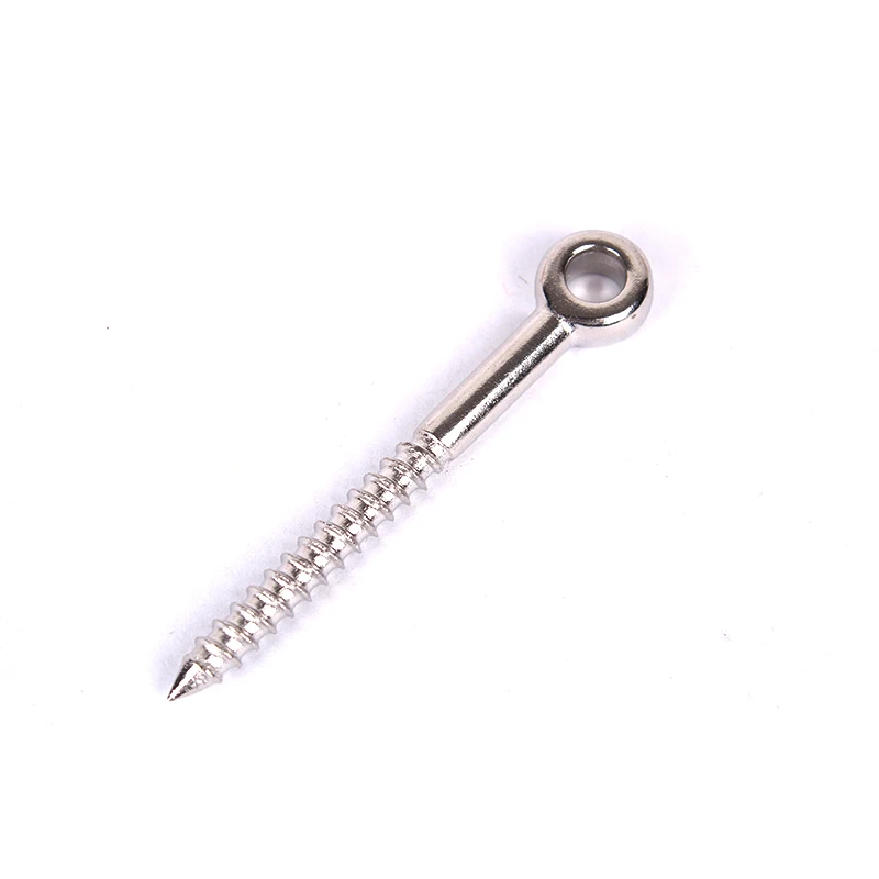 The New Listing 304 316 Stainless Steel Marine Hardware Long Eye Bolt With Wood Thread  Cable railing tensioner