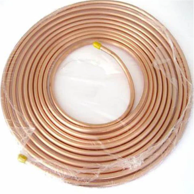 High quality Refrigeration air conditioner connecting copper pipe manufacture pancake coil capillary