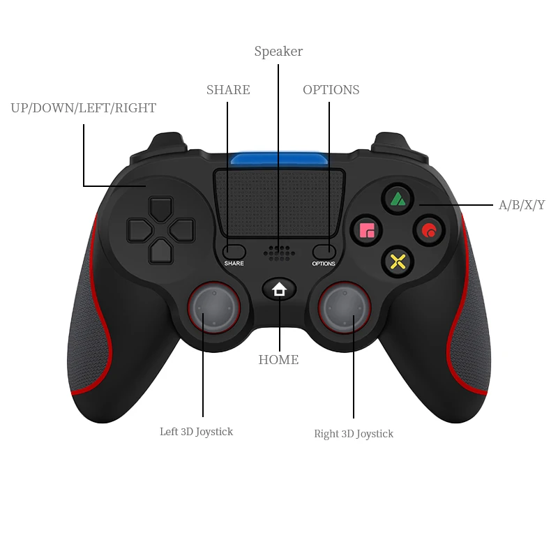 
Hot Selling Amazon Game Control Gamepad Joystick Wireless PS4 Original Controller For Playstation 4 