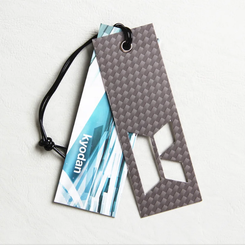 China Factory clothing accessories Direct Price  high quality clothing hang tag custom logo garment hang tag for clothes