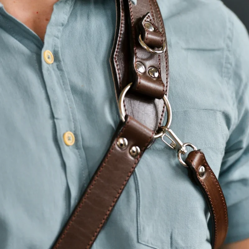 PU Leather Camera Belt Strap Shoulder Camera Strap Rope Single Camera Harness