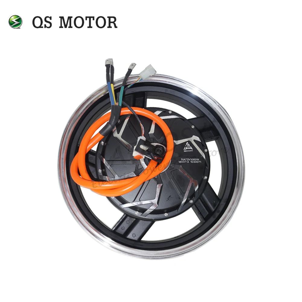 QS 17*3.5inch 5kW 260 45H V3/V4 Big Slot BLDC Electric Scooter Motorcycle in Wheel Hub Motor New Update