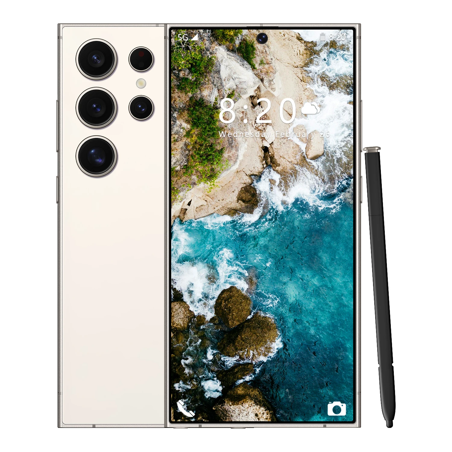 Samsun S24 ULTRA 48MP+100MP Full Display 8GB+256GB Android Cell Phone Face Unlock 65W 5g smartphone Original Selling Mobil Phone