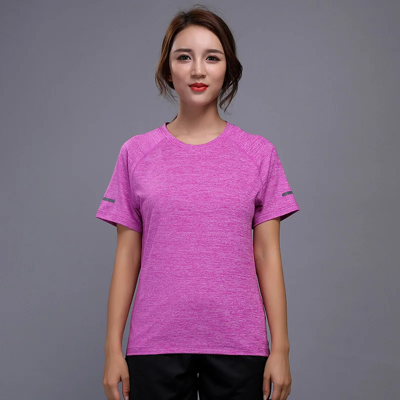 women fitness shirt short sleeve gym clothing women running sport shirt