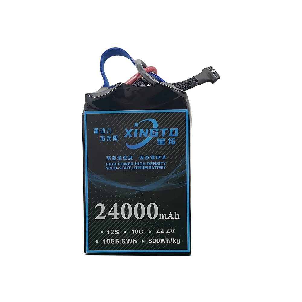 Xingto 29000mAh 44.4V 12S 300Wh/Kg LiPO Battery Burst 10C for Big Load Multirotor FPV Drone Hexacopter Octocopter