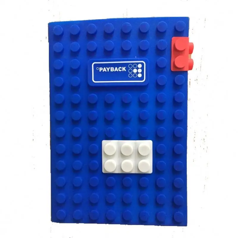 
A4/A5/A6/A7 2016 Agenda hot sell New block design silicone notebooks 